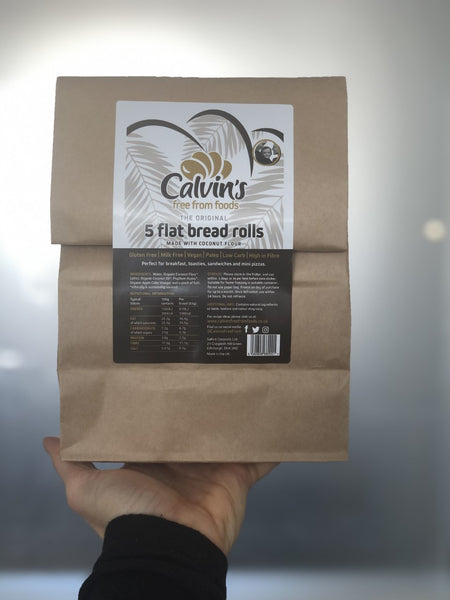 Paperbag Coconut Flat Breads